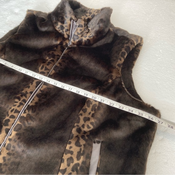 Charter Club women’s faux fur vest Sz 3X - Picture 6 of 12